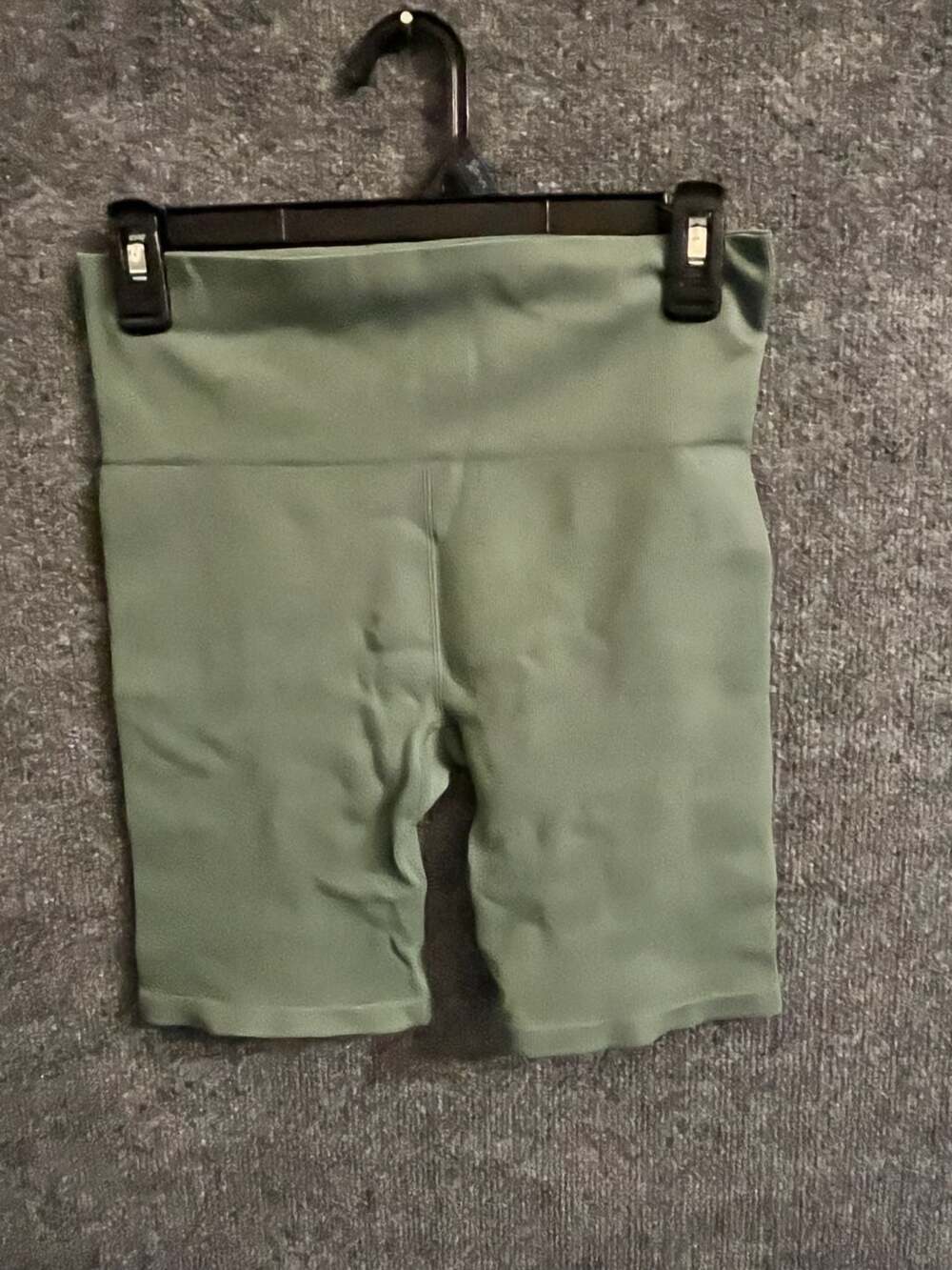 Ryka Seamless Bike Shorts Size M Green Athletic Workout 002-64